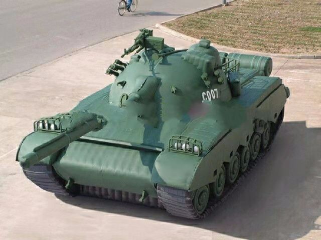 肥乡军用充气坦克车